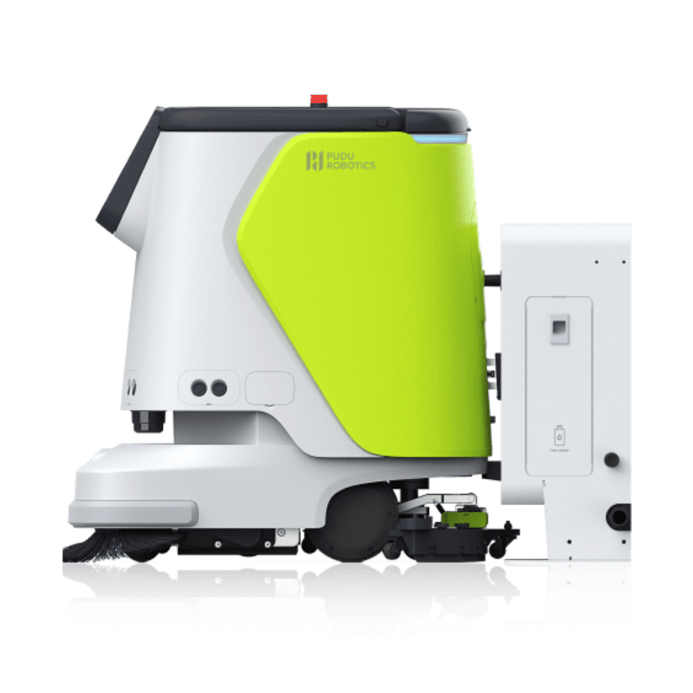 Docking Station pour PUDU CC1 – Recharge et Gestion Automatique de l’Eau